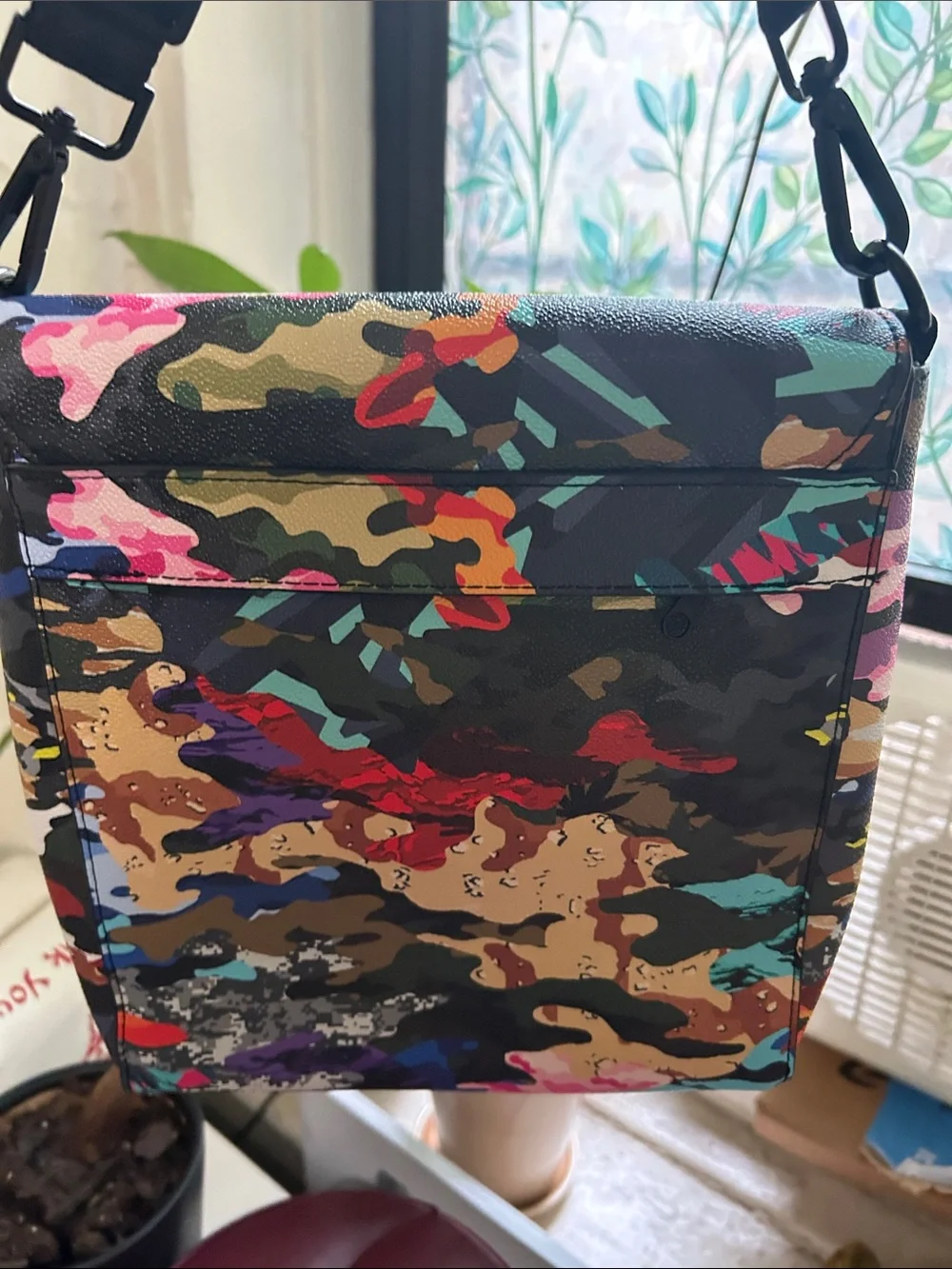 Spray Ground Rare Multicolor Camouflage Bag